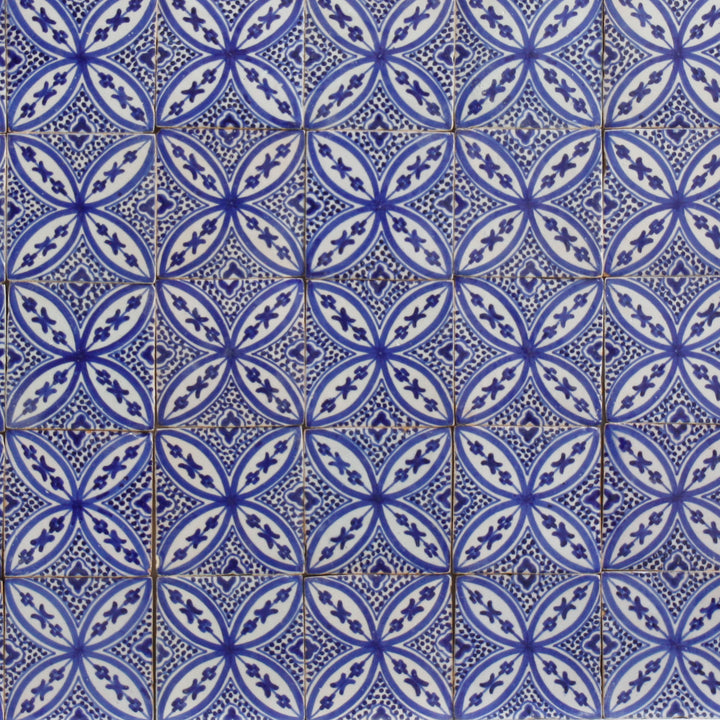 Handbemalte Fliese – Mediterranes Azulejo-Dekor