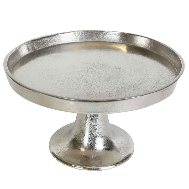 Catania Tortenplatte Silber mit Fuß