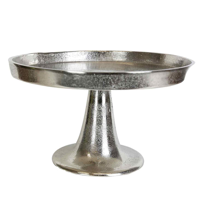 Catania Tortenplatte Silber mit Fuß