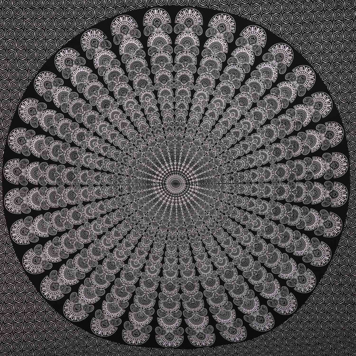 XXL Bettüberwurf Mandala Amba 240