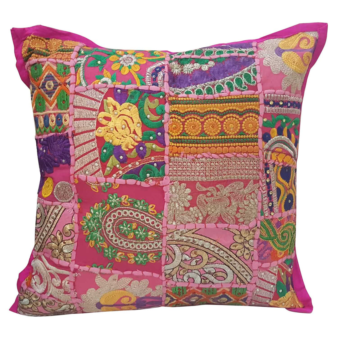 Indisches Patchwork Kissen Mar