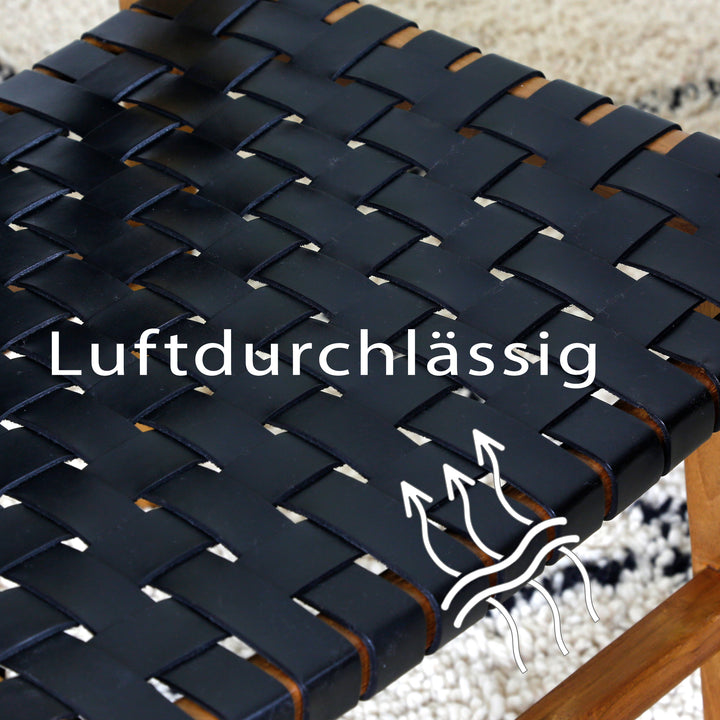 Esszimmerstuhl Schwarz Leder