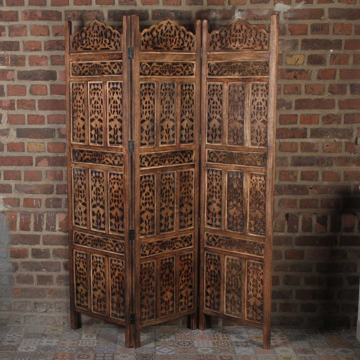 Holz Paravent Firdaus