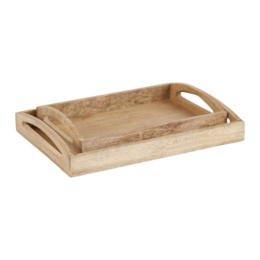 Holz Tablett HTB2 2er Set