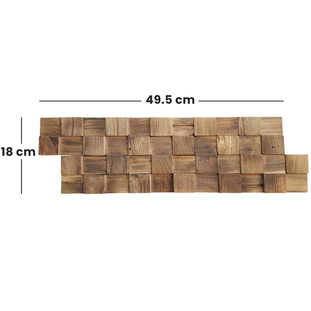 Holz Wandverkleidung Natural Cube