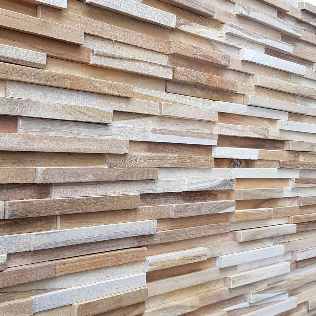 Holz Wandverkleidung Natural Ripple