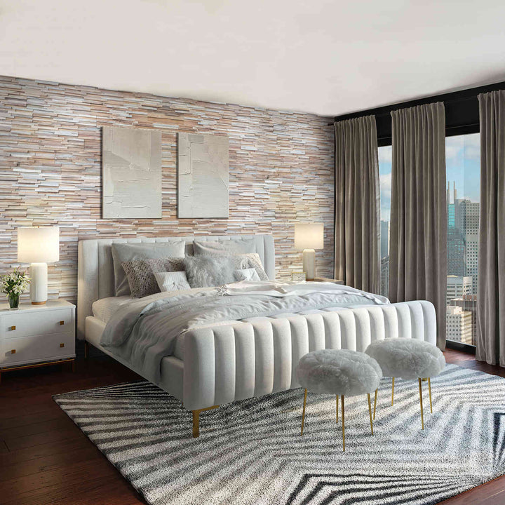 Holz Wandverkleidung Natural Ripple