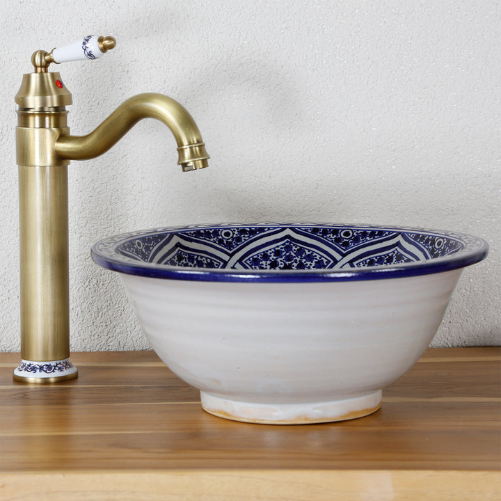 Waschbecken Handbemalt