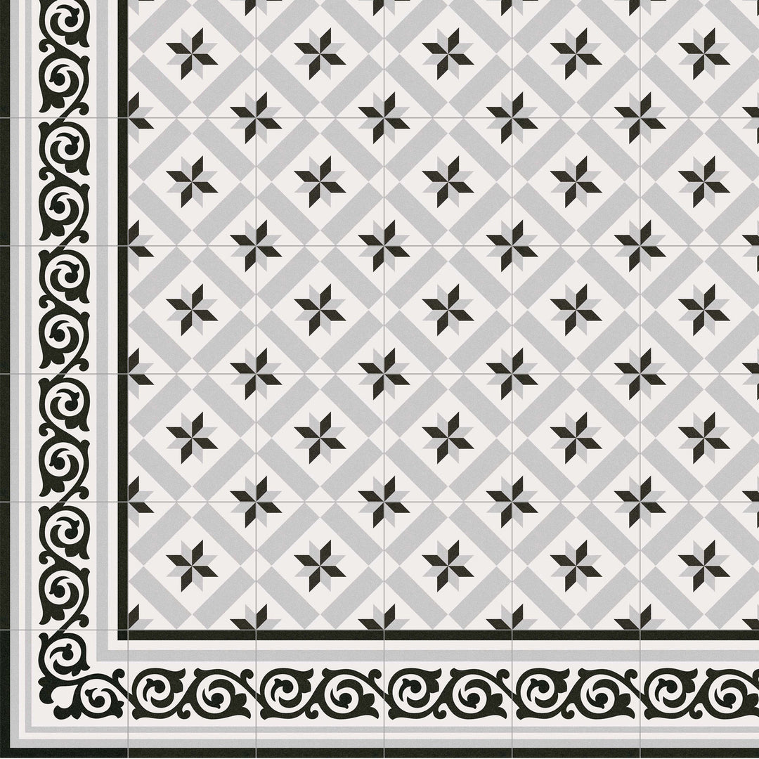 Marokkanische Fliese 20x20 cm – Zementfliesen-Optik