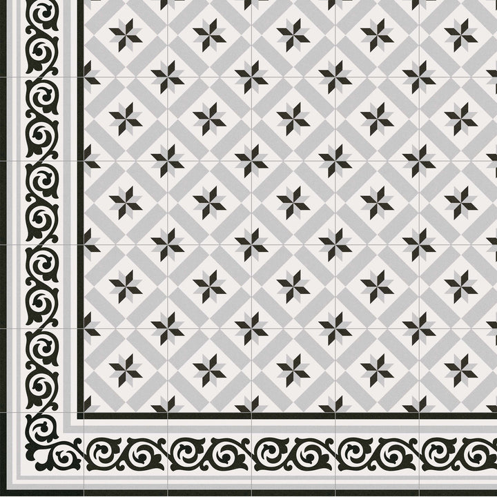 Marokkanische Fliese 20x20 cm – Zementfliesen-Optik