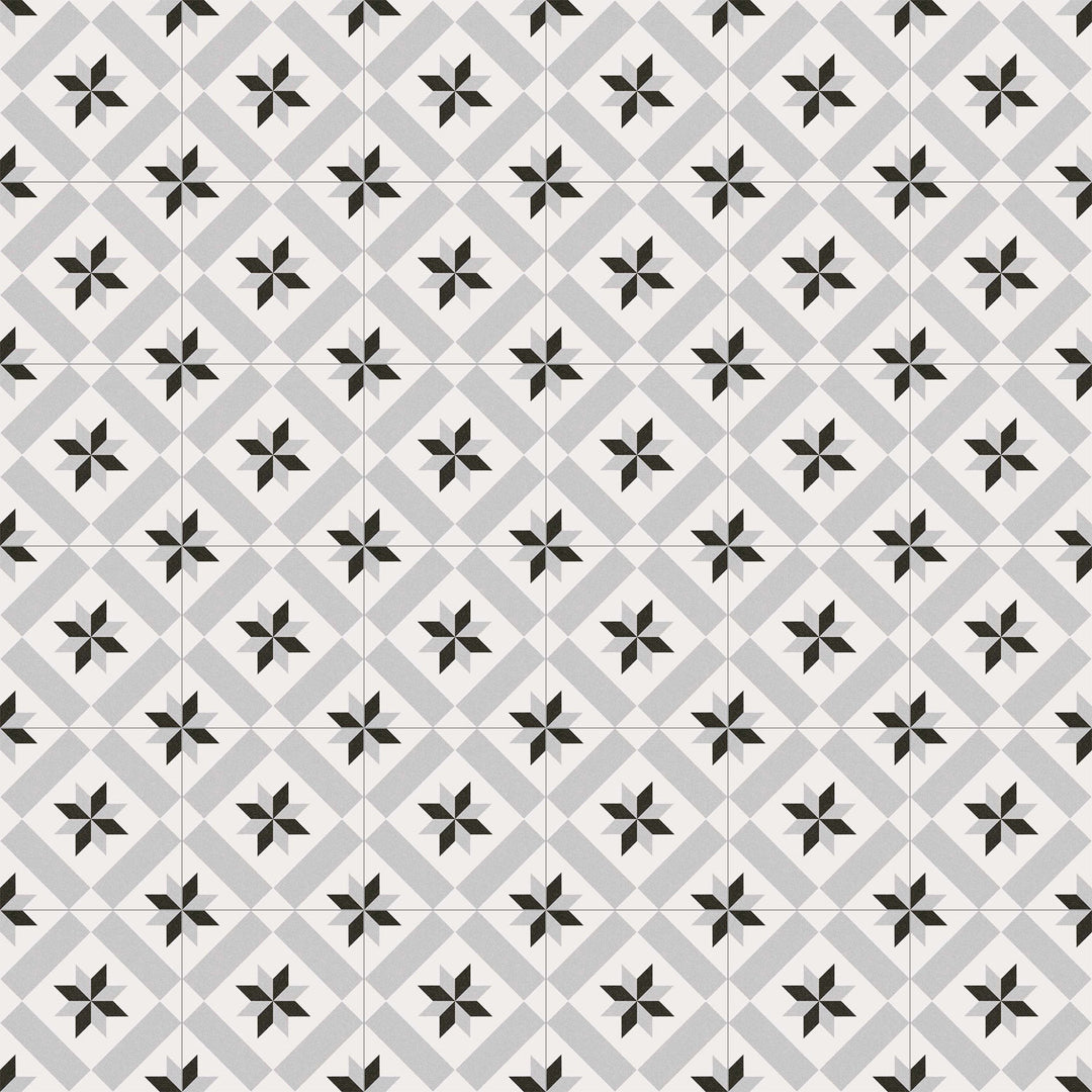 Marokkanische Fliese 20x20 cm – Zementfliesen-Optik