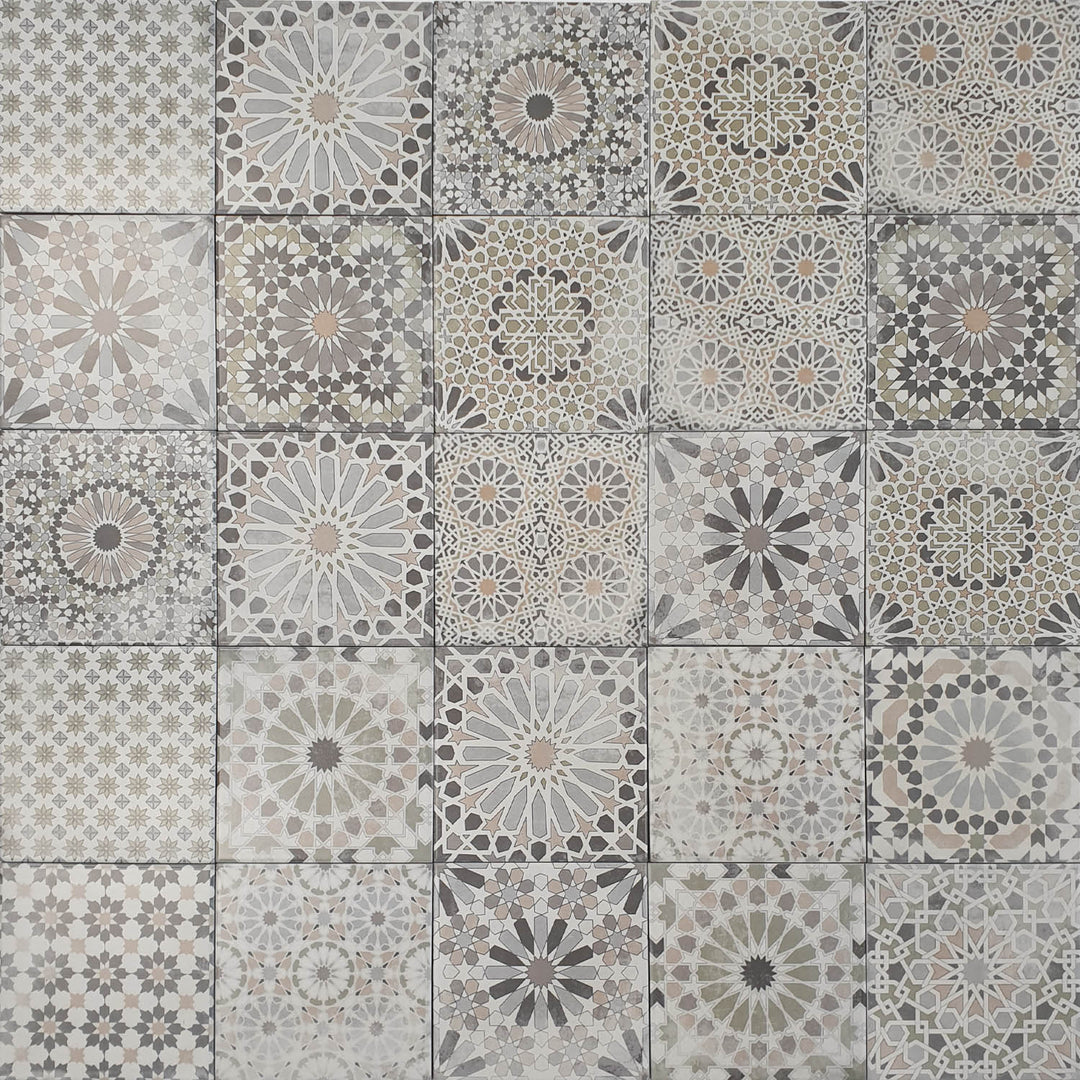 Marokkanische Patchwork Fliesen Arabesque