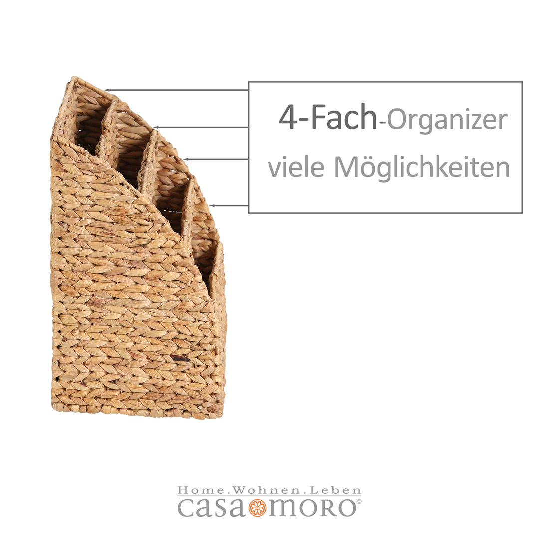 Magazinhalter – Zeitschriftenständer aus Seegras