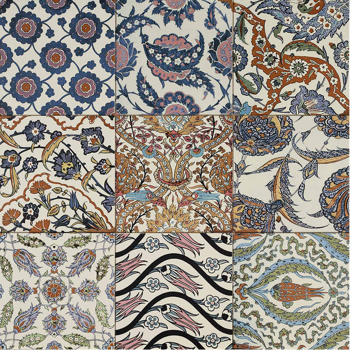 Orientalische Patchwork-Wandfliesen – 59,2x20 cm Matt