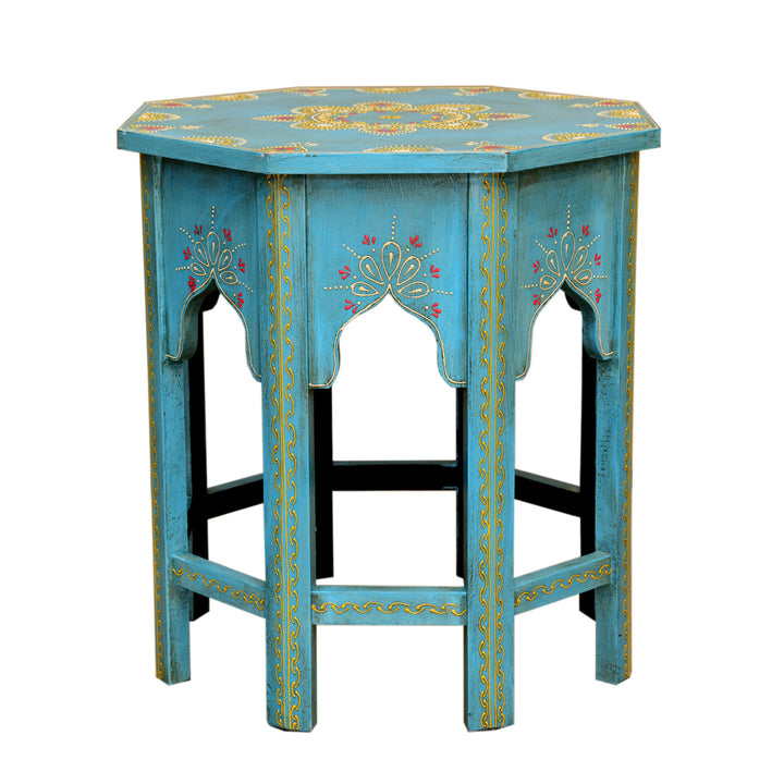 Orientalischer Beistelltisch Saada Blau L