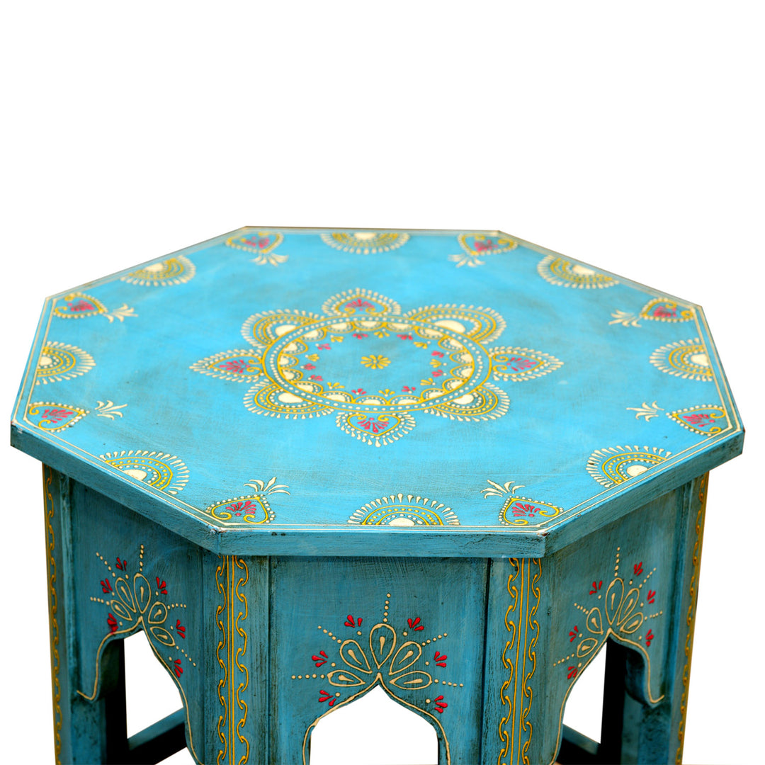 Orientalischer Beistelltisch Saada Blau L