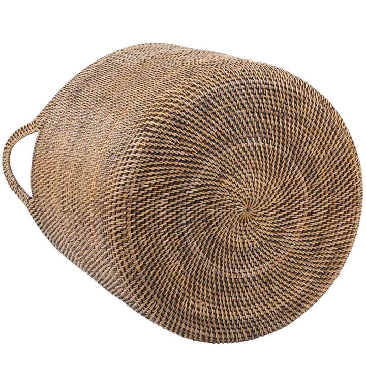Rattan Korb Elie Braun mit Henkel
