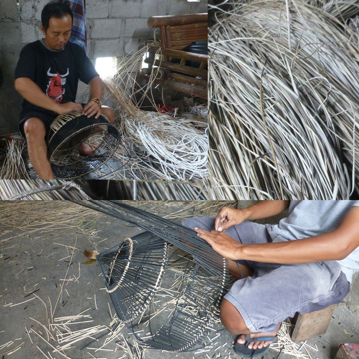 Rattan Lampe Nora