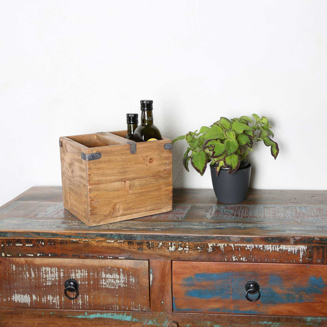 Teak Holzbox Enzo 3er Set