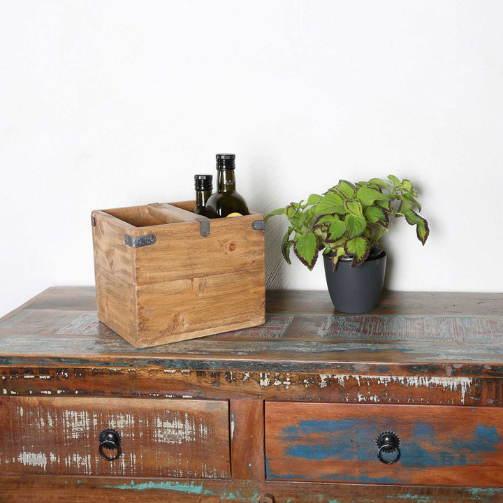 Teak Holzbox Enzo 3er Set