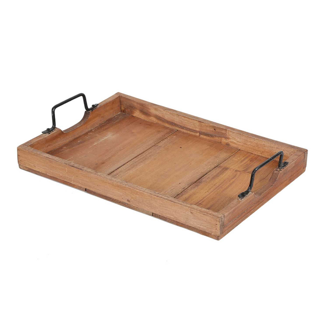 Teakholz Tablett Gloria 3er Set