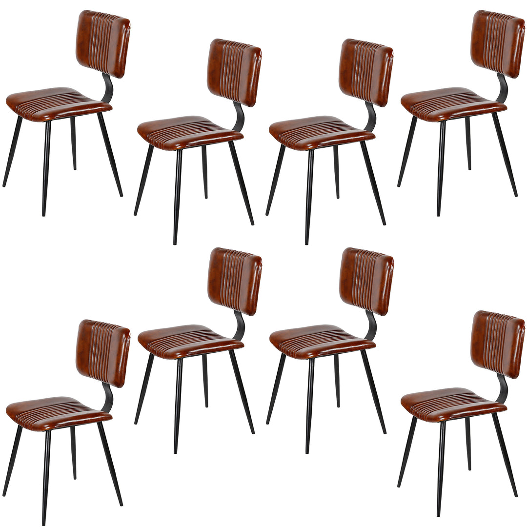 Esszimmerstühle Braun Leder