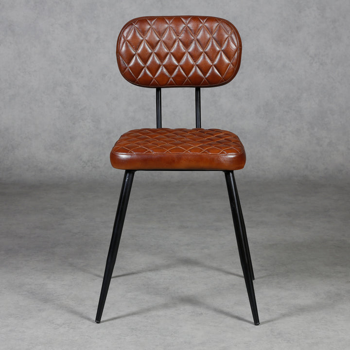 Esszimmerstühle Braun Leder