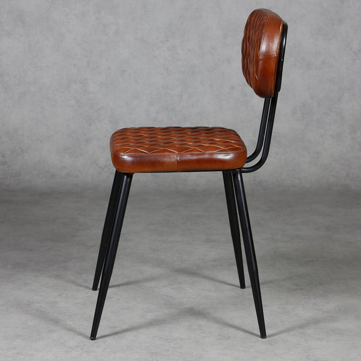 Esszimmerstühle Braun Leder