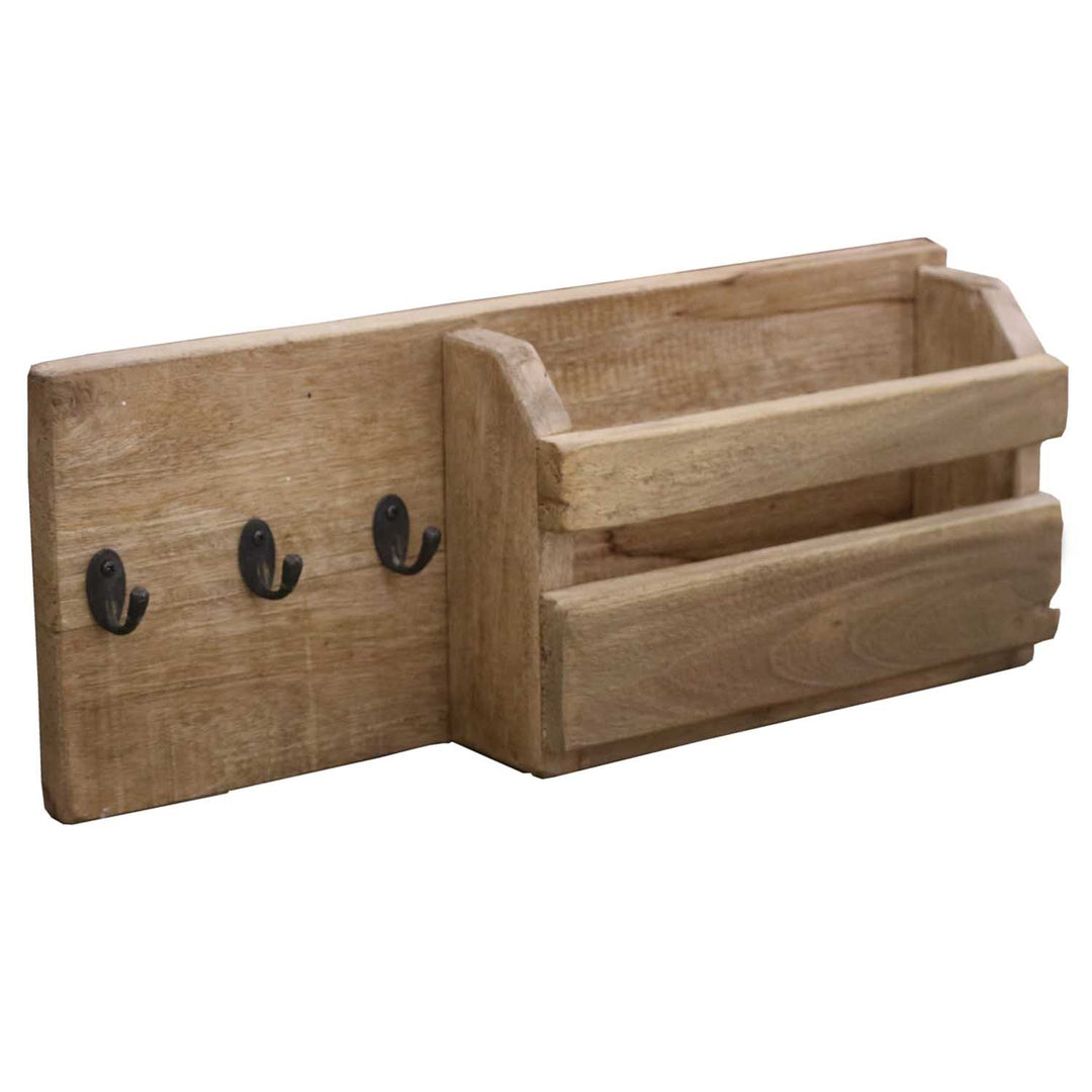 Wand Schlüsselhalter mit Ablage und Haken