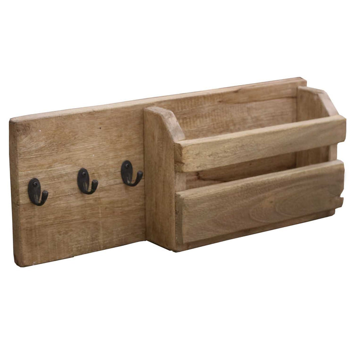 Wand Schlüsselhalter mit Ablage und Haken