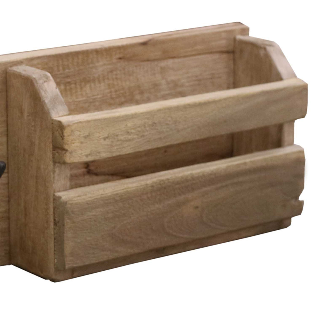 Wand Schlüsselhalter mit Ablage und Haken