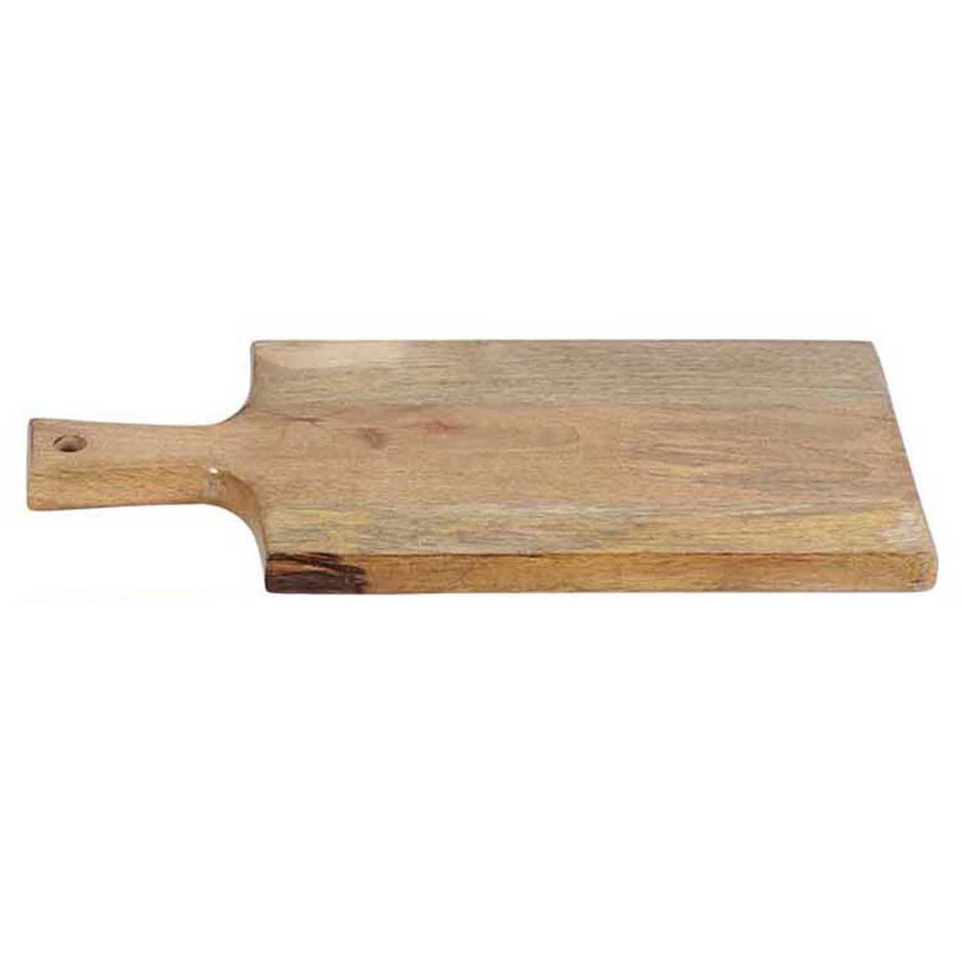 Servierbrett Holz 52cm lang mit Griff