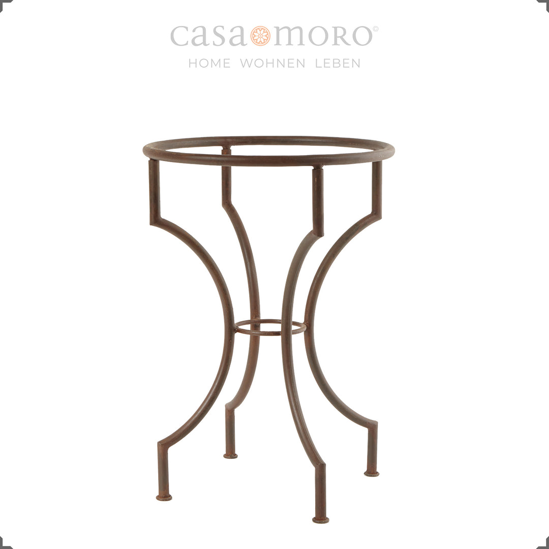 Tischhöhe 75 cm, Durchmesser 60 cm – idealer Bistrotisch für drinnen und draußen