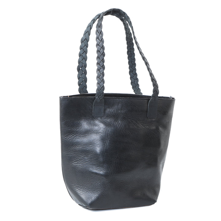 Damen Ledertasche Delia Schwarz