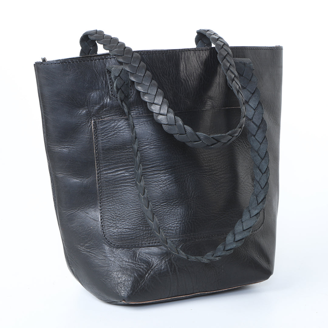 Damen Ledertasche Delia Schwarz