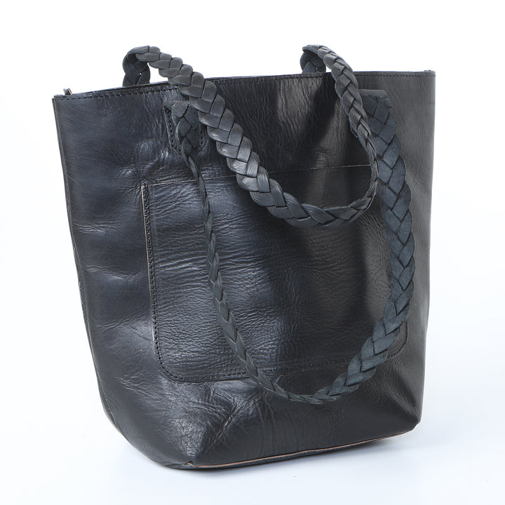 Damen Ledertasche Delia Schwarz