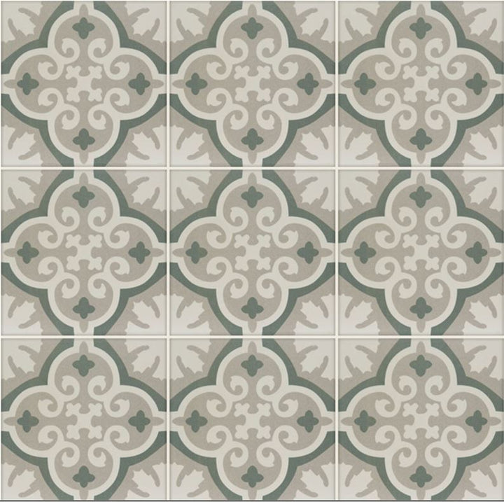 Marokkanische Fliesen 20x20 cm – Zement-Optik für Wand und Boden
