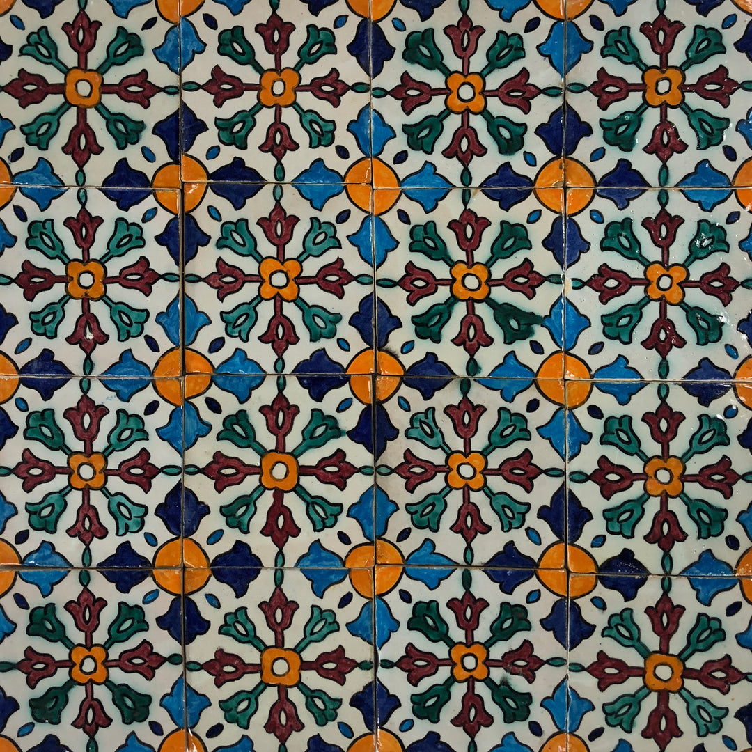 Handbemalte Fliese – Andalusisches Dekor