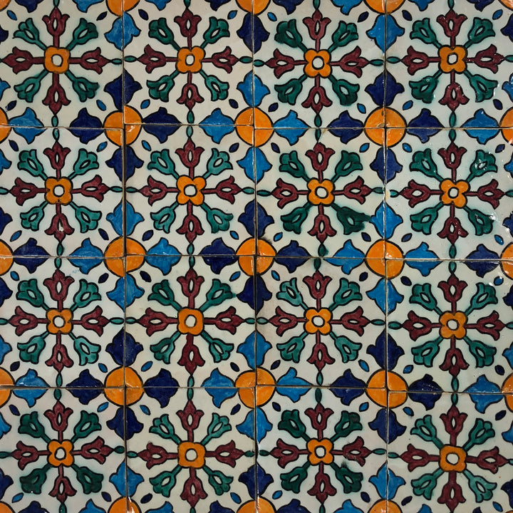 Handbemalte Fliese – Andalusisches Dekor