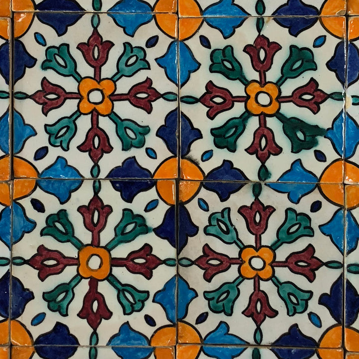 Handbemalte Fliese – Andalusisches Dekor