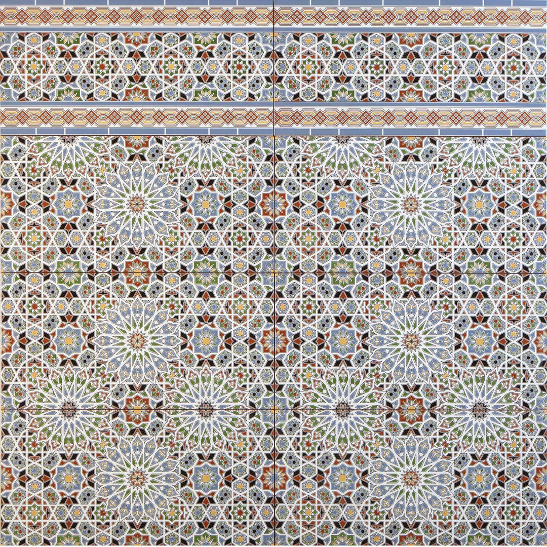 Orientalische Fliesen Bordüre 50×25 cm – FL50631