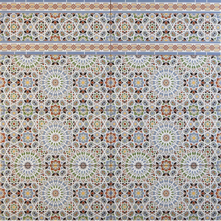 Orientalische Fliesen Bordüre 50×25 cm – FL50631