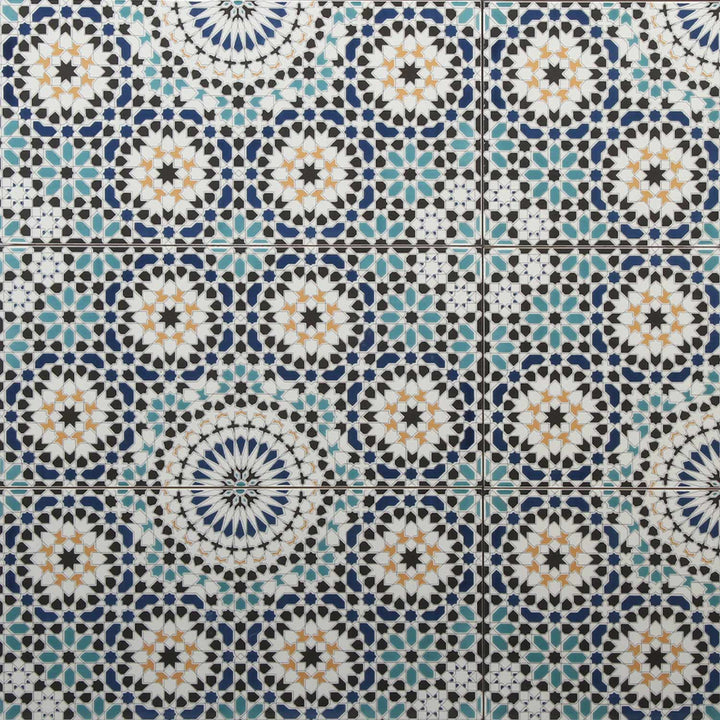 Marokkanische Wandfliesen 50x25 cm – Mosaikmuster