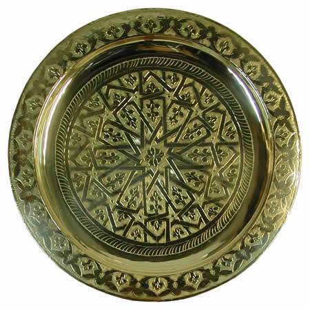 Messingtablett Karam 40 cm