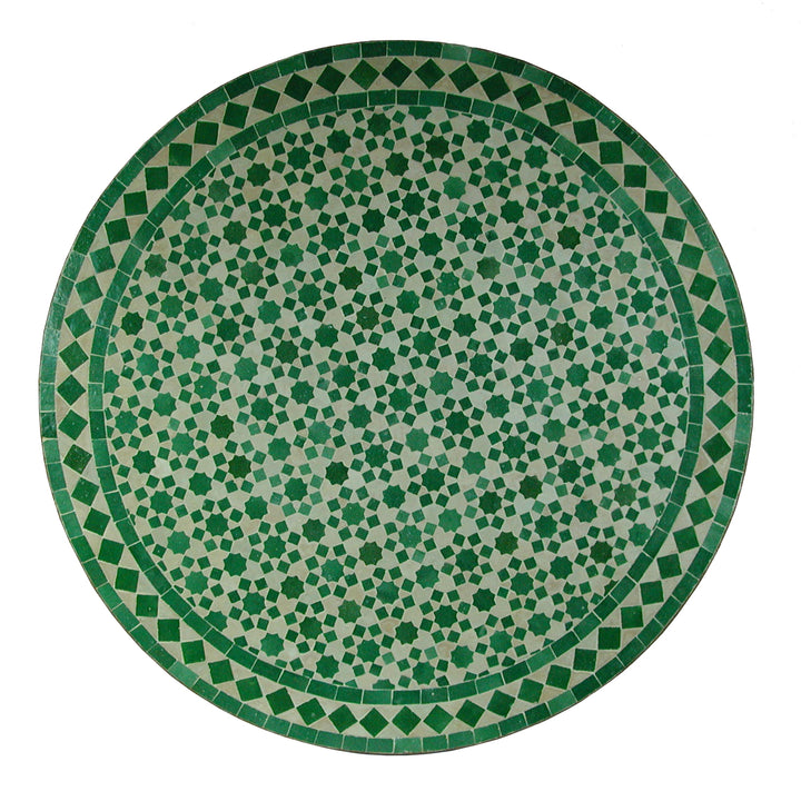 Mosaiktisch aus Marokko - Rund -M60-10