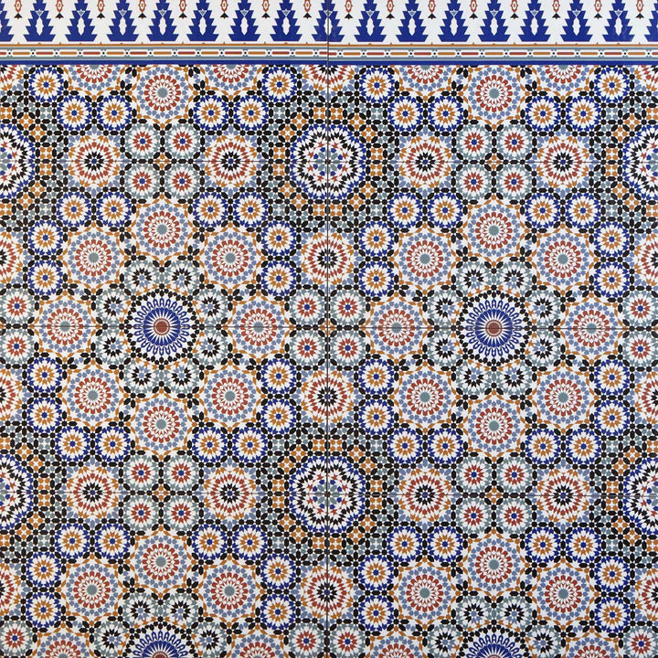 Orientalische Wandfliesen 50x25 cm – Mosaik
