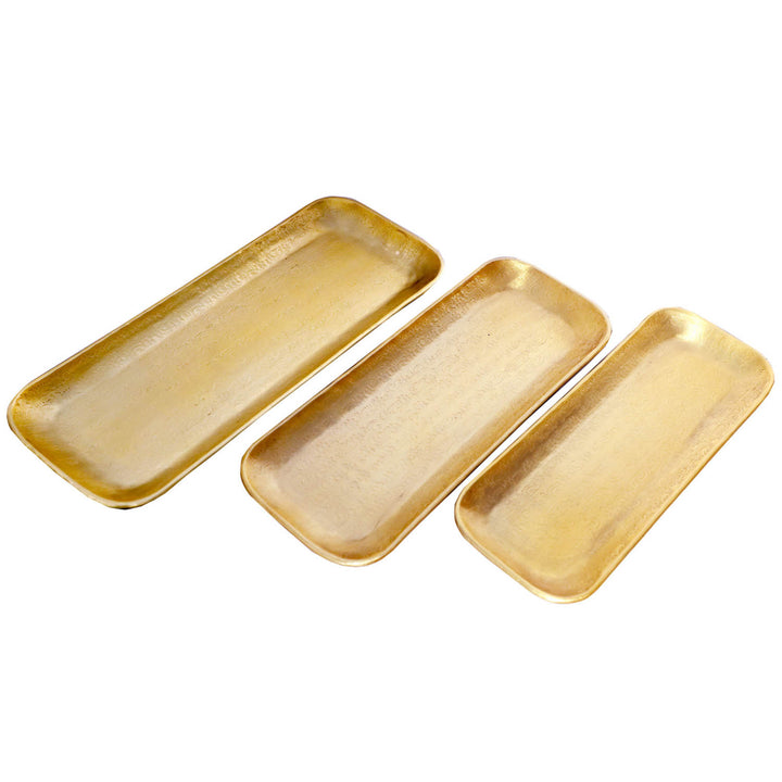 Orientalisches Tablett Valomi 3er Set Gold