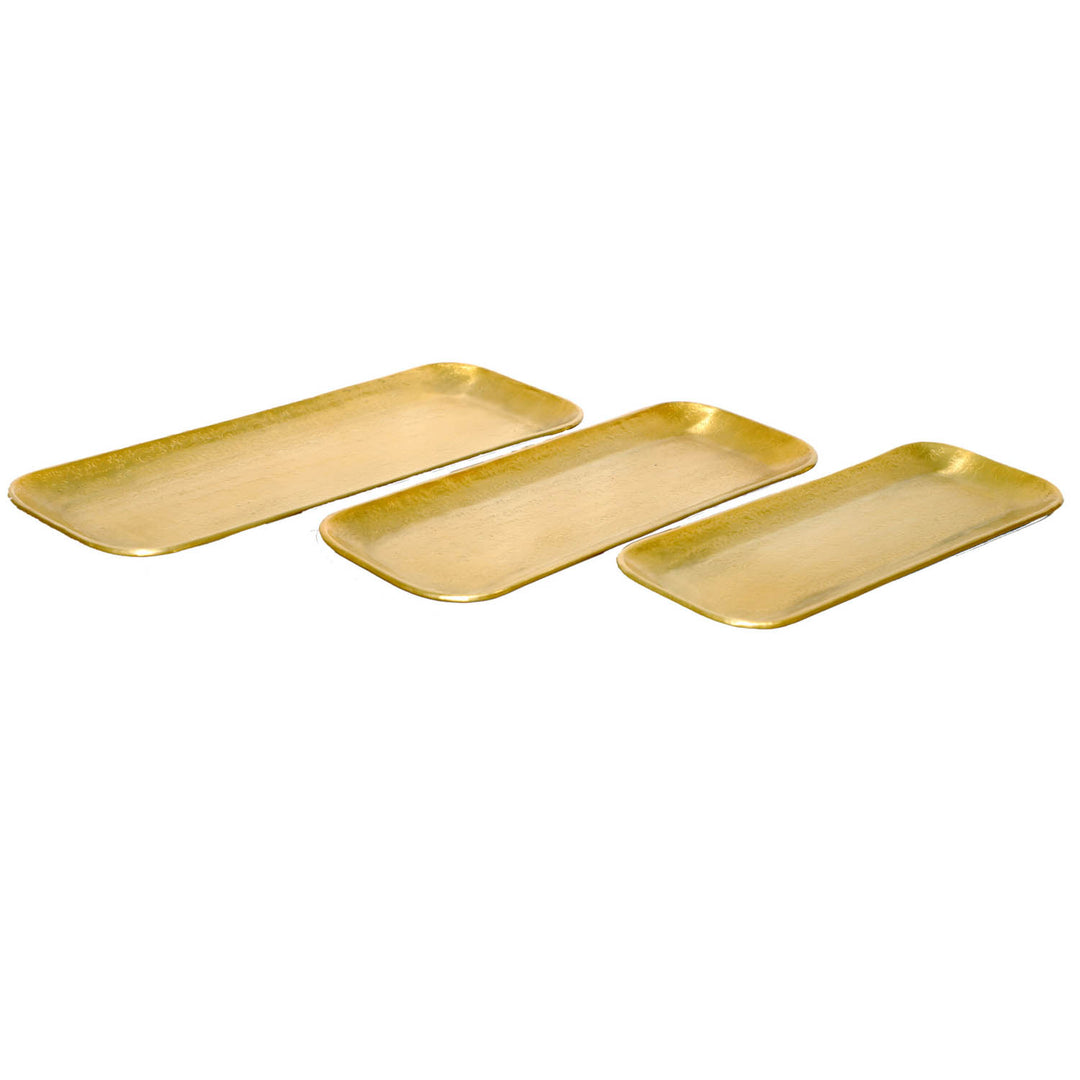 Orientalisches Tablett Valomi 3er Set Gold